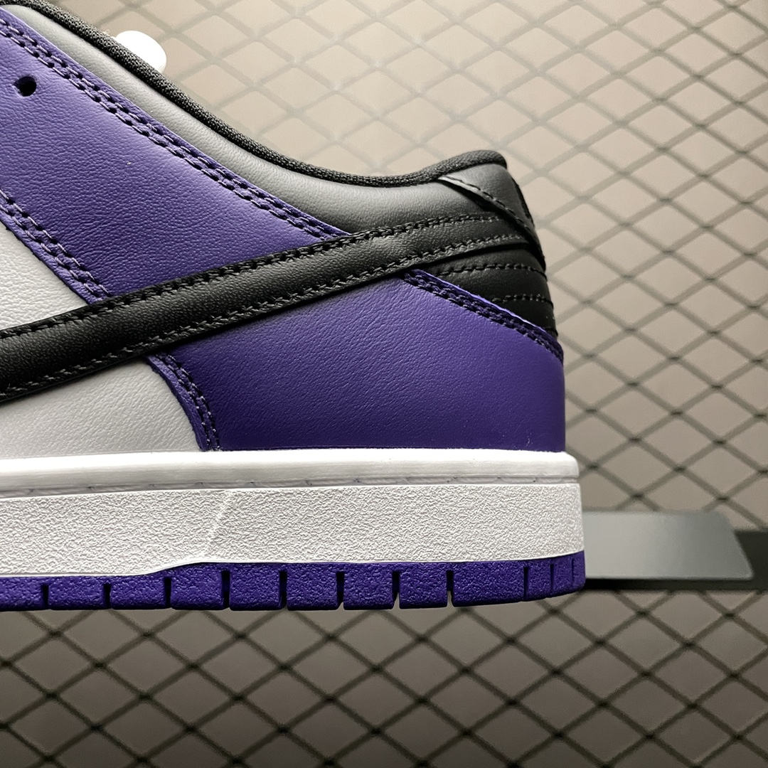 400 纯原版本 Nike SB Dunk Low ” Court Purple ” 黑紫 BQ6817-500