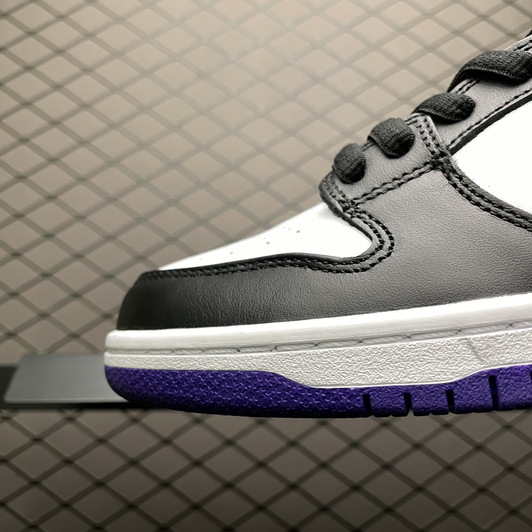 400 纯原版本 Nike SB Dunk Low ” Court Purple ” 黑紫 BQ6817-500