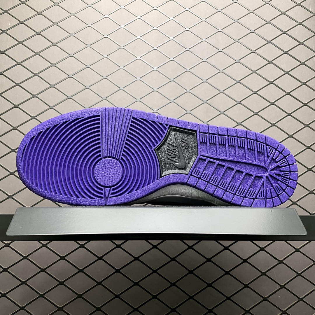 400 纯原版本 Nike SB Dunk Low ” Court Purple ” 黑紫 BQ6817-500