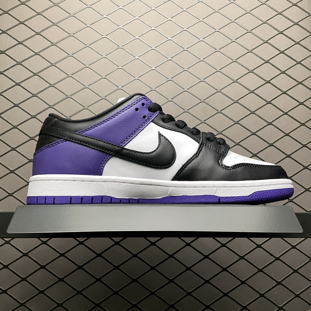 400 纯原版本 Nike SB Dunk Low ” Court Purple ” 黑紫 BQ6817-500