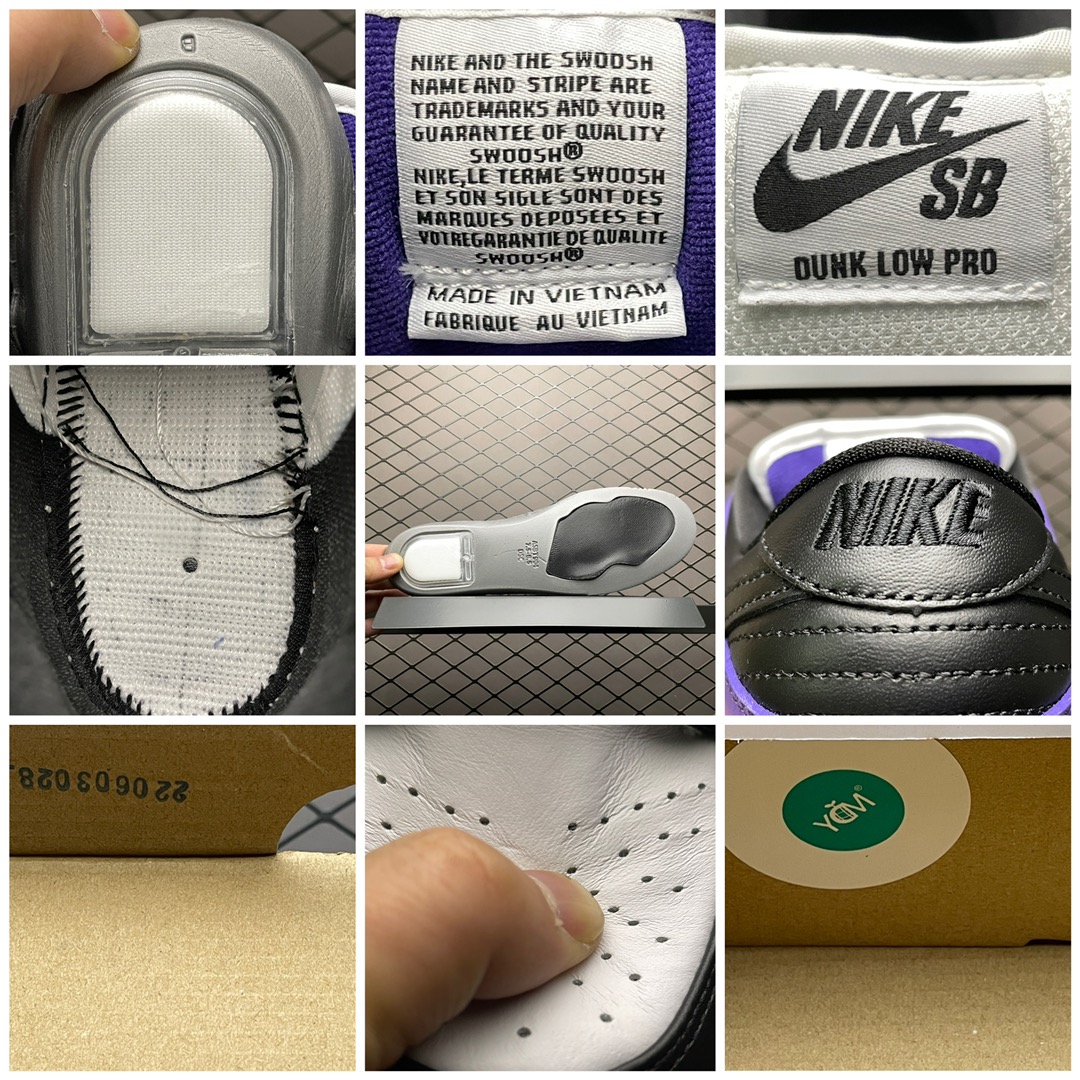 400 纯原版本 Nike SB Dunk Low ” Court Purple ” 黑紫 BQ6817-500