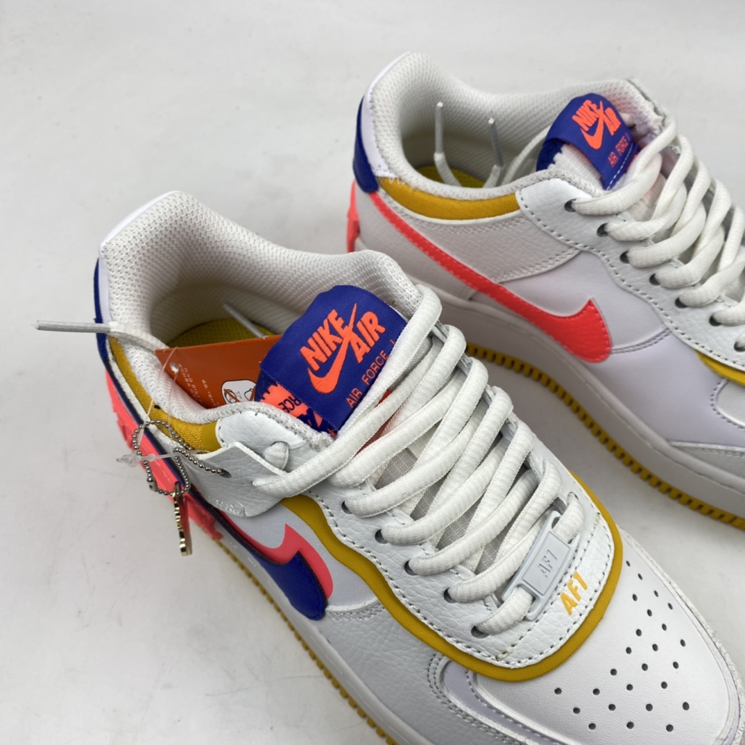 220 Nk Air Force 1 Shadow 空军一号轻量增高低帮百搭板鞋”拼接马卡龙” CI0919-105