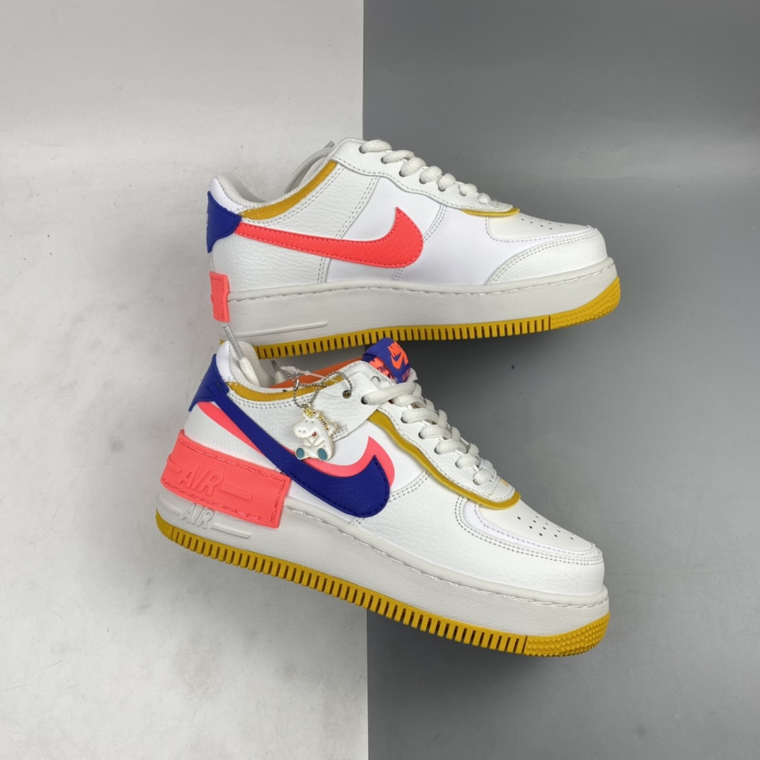 220 Nk Air Force 1 Shadow 空军一号轻量增高低帮百搭板鞋”拼接马卡龙” CI0919-105