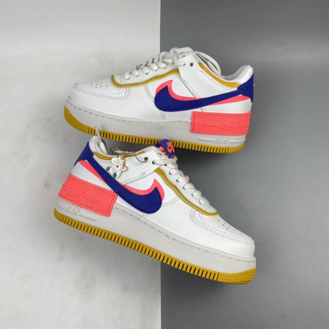 220 Nk Air Force 1 Shadow 空军一号轻量增高低帮百搭板鞋”拼接马卡龙” CI0919-105