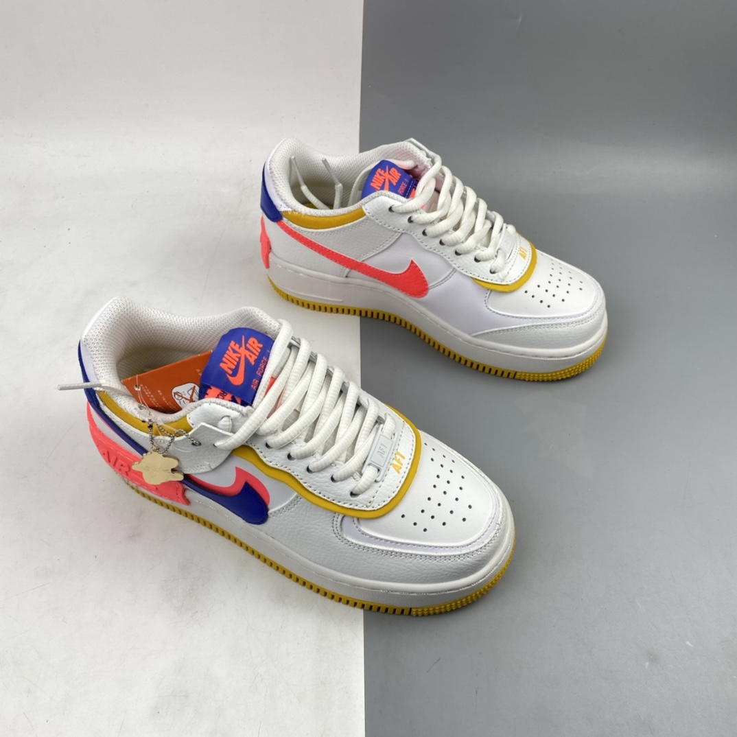 220 Nk Air Force 1 Shadow 空军一号轻量增高低帮百搭板鞋”拼接马卡龙” CI0919-105