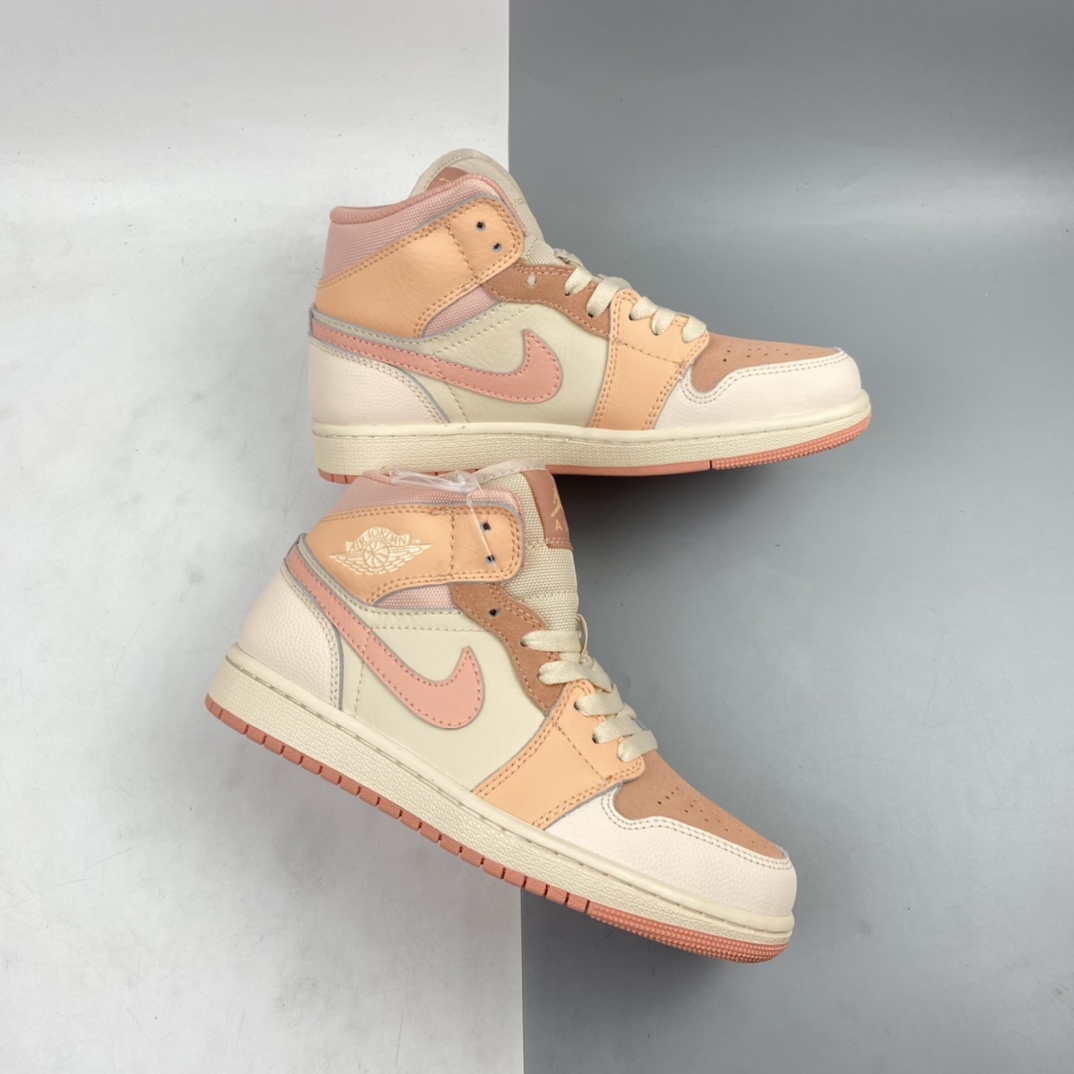 240 Air Jordan 1 Mid AJ1 乔1 中帮百搭休闲运动板鞋 DH4270-800