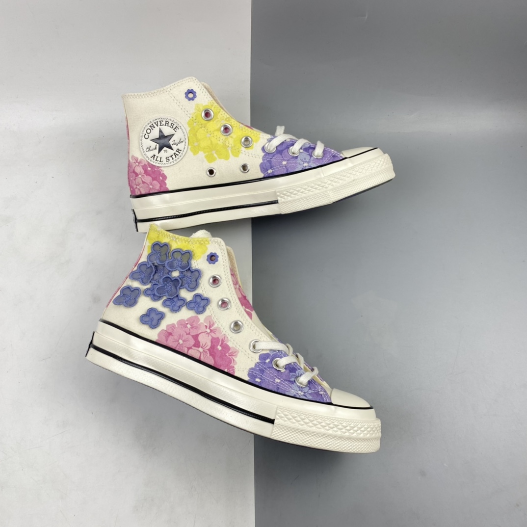 170 Converse 1970S 全新花卉系列高帮休闲板鞋 570580C