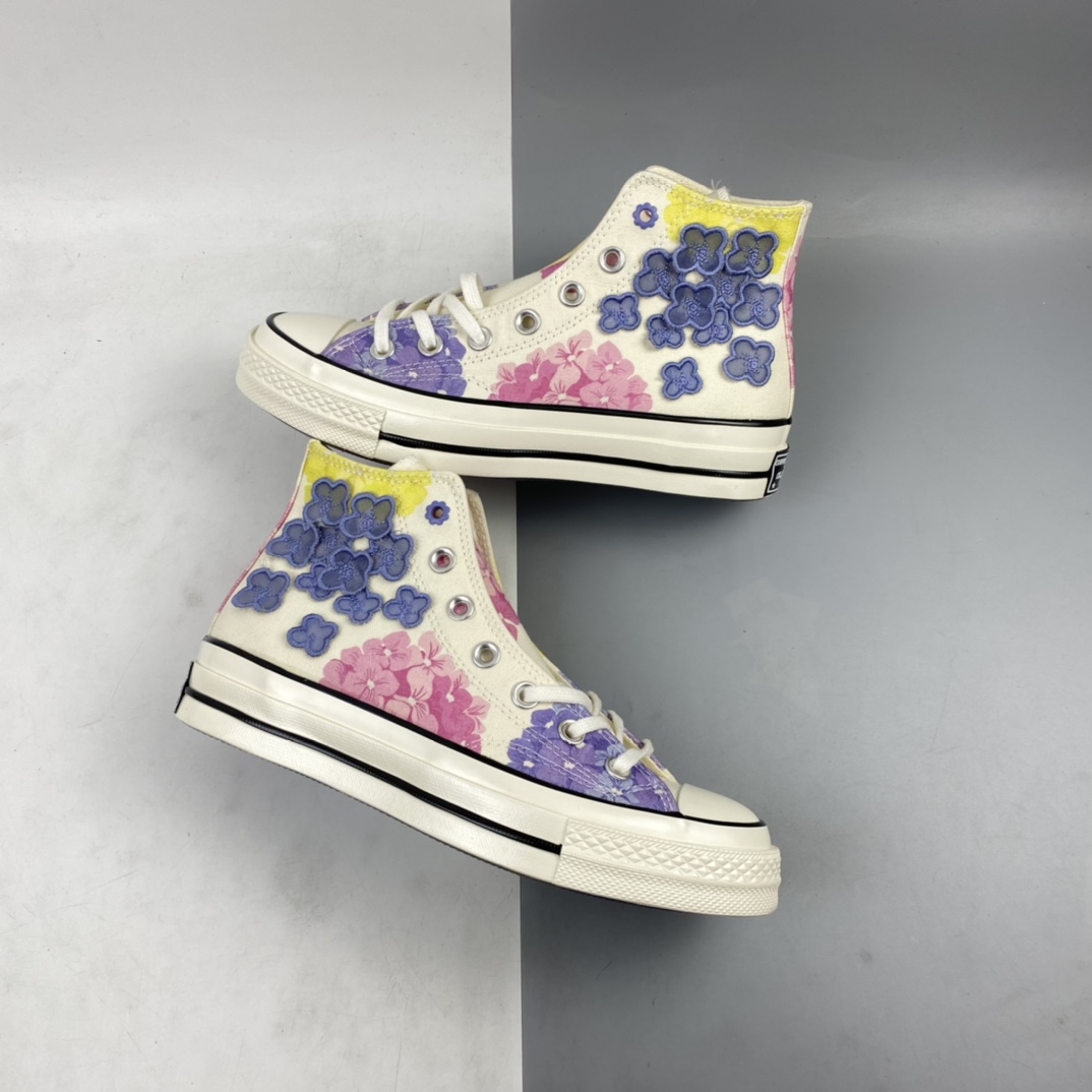 170 Converse 1970S 全新花卉系列高帮休闲板鞋 570580C