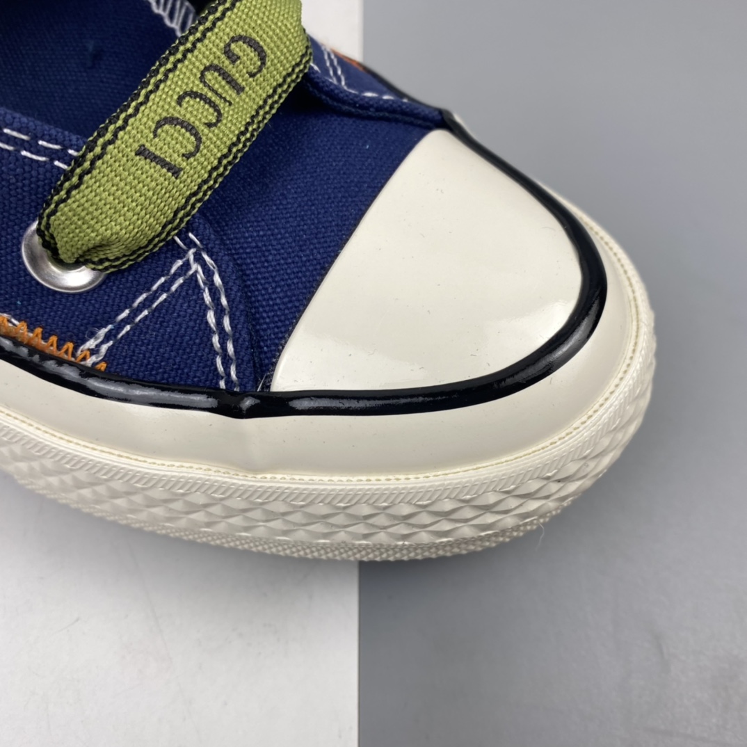 160 Gucci x Converse Chuck 70s 古驰联名补丁高帮休闲板鞋 170127C