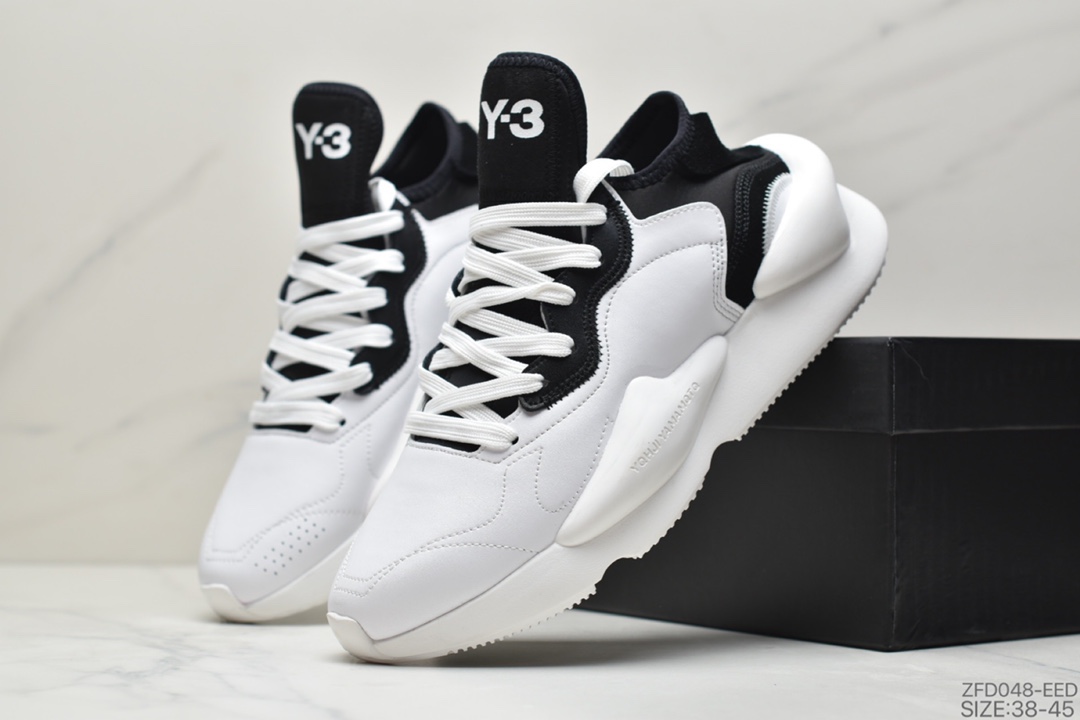 280 YohjiYamamoto三本耀司 Y-3 Kaiwa Y3CHUNKY Sneakers凯瓦系列复古百搭轻量休闲运动老爹慢跑鞋
