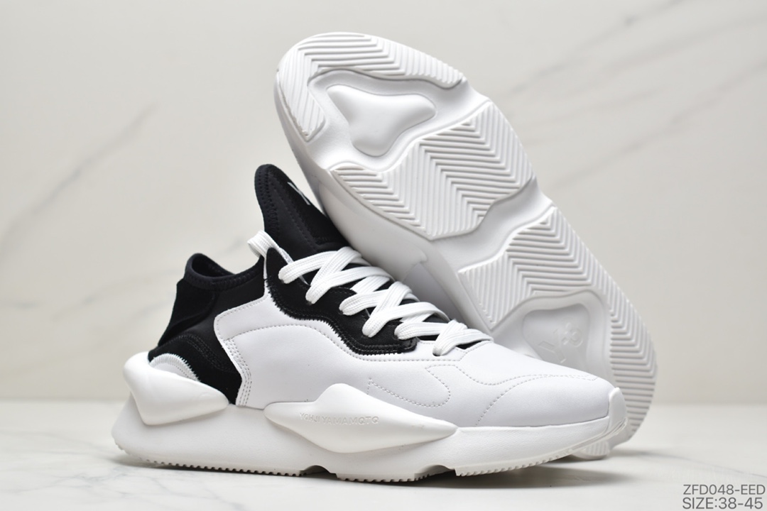 280 YohjiYamamoto三本耀司 Y-3 Kaiwa Y3CHUNKY Sneakers凯瓦系列复古百搭轻量休闲运动老爹慢跑鞋