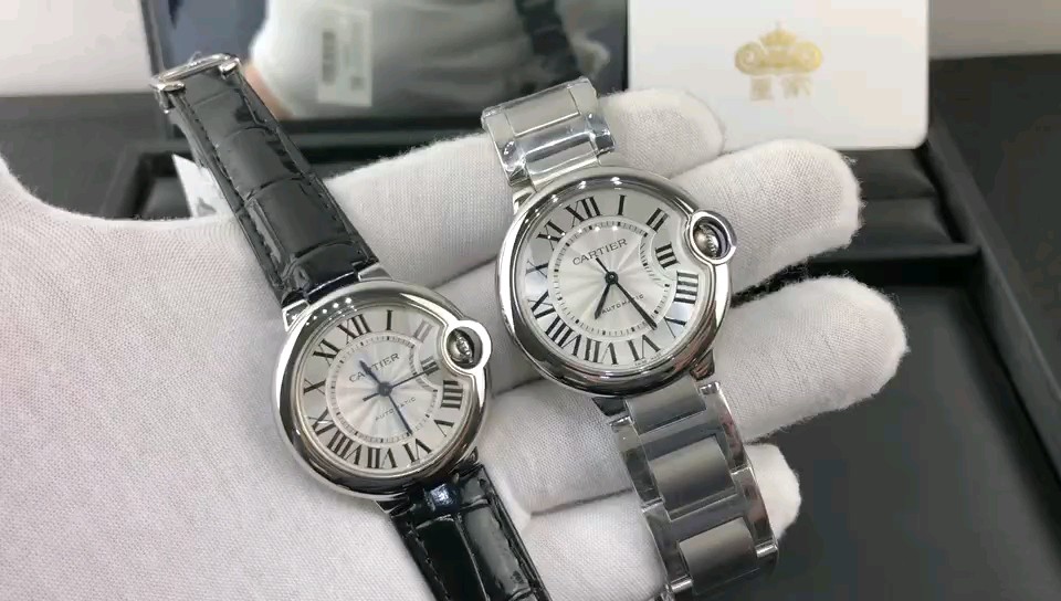 Cartier 皇家 卡地亚蓝气球系列33皮表带和36钢表带视频欣赏