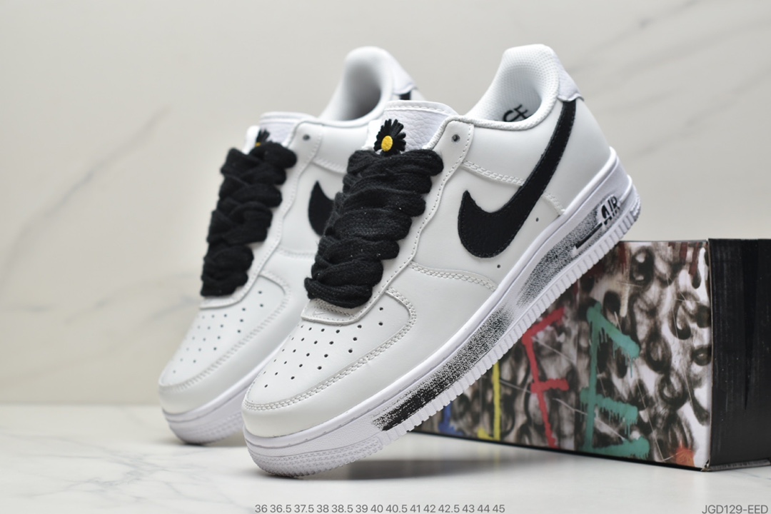 180 PEACEMINUSONE X Nike Air Force1”Para-Noise 2.0”黑白刮刮乐 DD3223-100