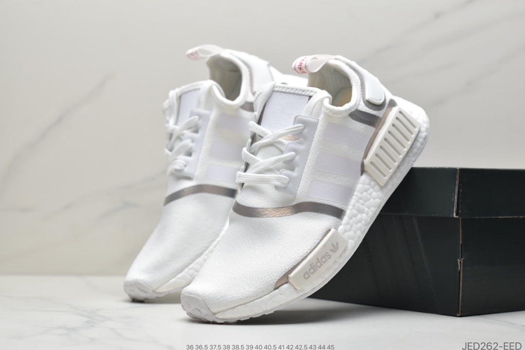 150 阿迪达斯Adidas NMD R1系列 原进装口Boost原料 高密度性弹针织  FW7568
