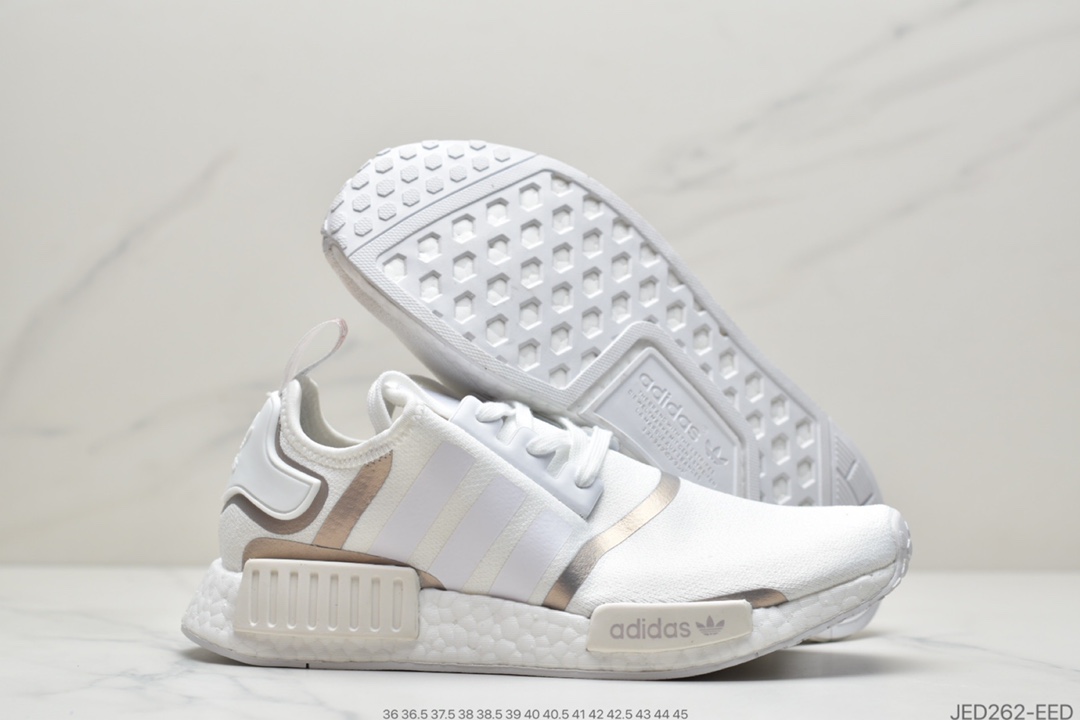 150 阿迪达斯Adidas NMD R1系列 原进装口Boost原料 高密度性弹针织  FW7568