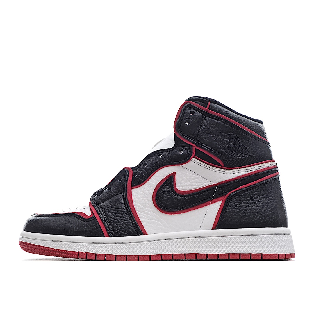 I0 Air Jordan 1 Retro High AJ1乔1高帮文化篮球鞋 黑红 红外线