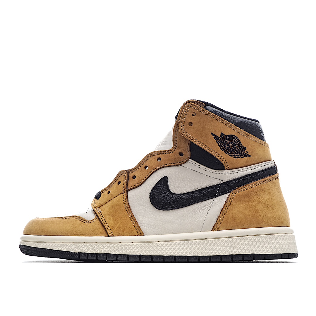 I0 Air Jordan 1 Retro High AJ1乔1高帮文化篮球鞋 新秀 小麦