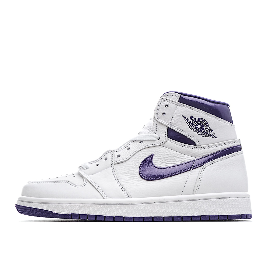 I5 Air Jordan 1 High OG WMNS“Court Purple”恶人紫/ 白紫