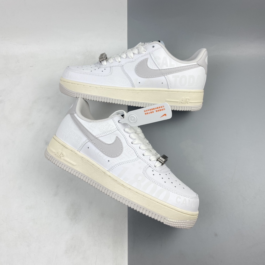200 NK Air Force 1’07 Premium ”Toll Free”空军一号经典低帮百搭休闲运动板鞋 CJ1631-100