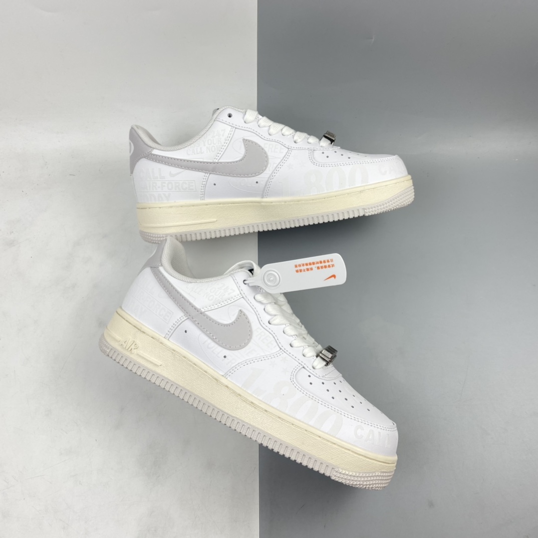 200 NK Air Force 1’07 Premium ”Toll Free”空军一号经典低帮百搭休闲运动板鞋 CJ1631-100