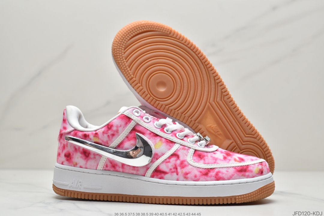 180 Travis Scott X Nike Air Force 1 Low ”ravis Scott White”空军一号低帮经典百搭休闲运动板鞋  AQ4211-101