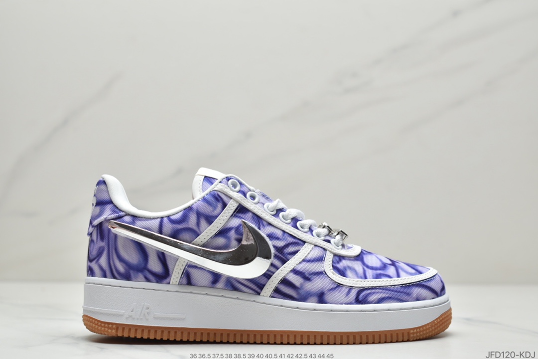 180 Travis Scott X Nike Air Force 1 Low ”ravis Scott White”空军一号低帮经典百搭休闲运动板鞋  AQ4211-101