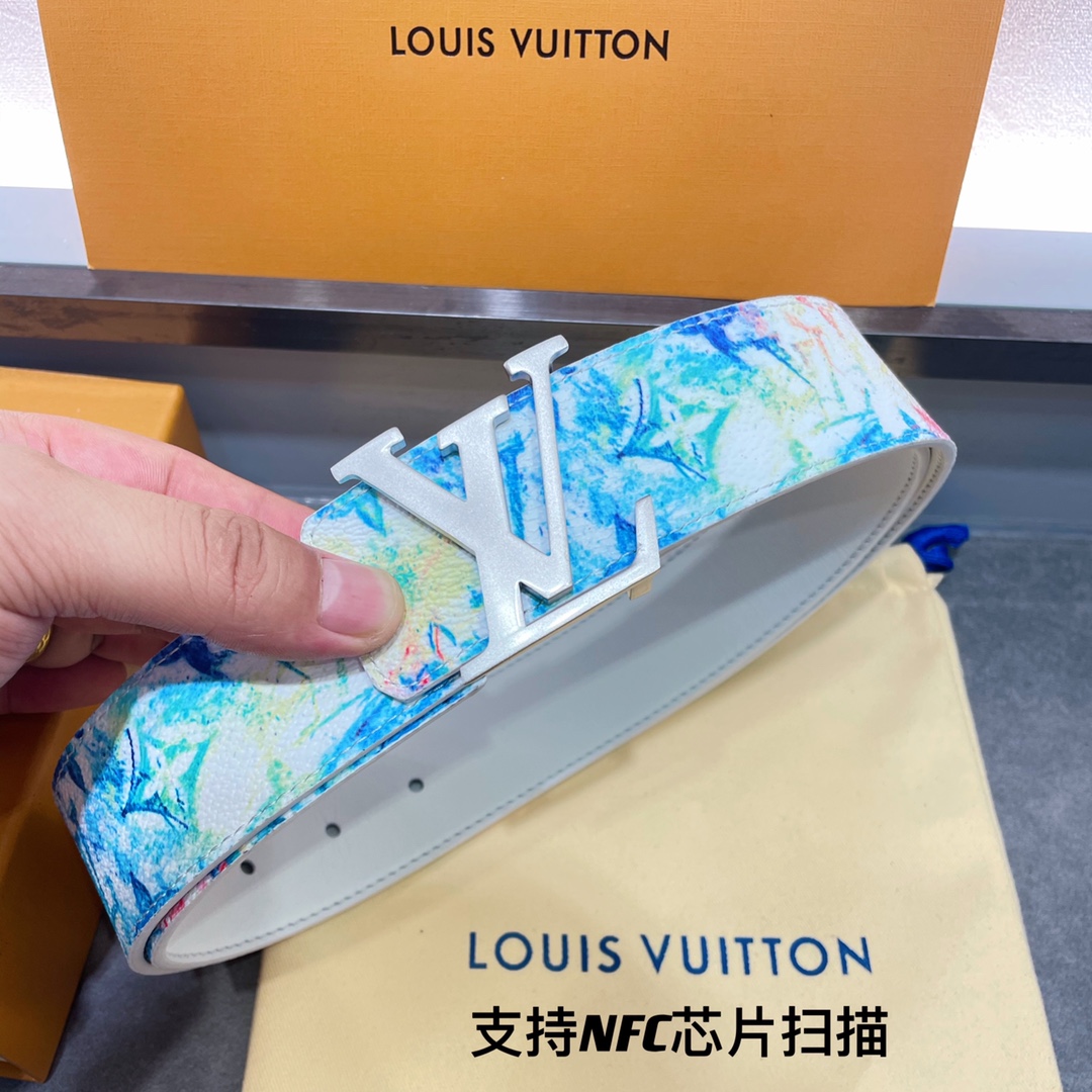 Louis Vuitton Belts Pink Canvas Spring Collection