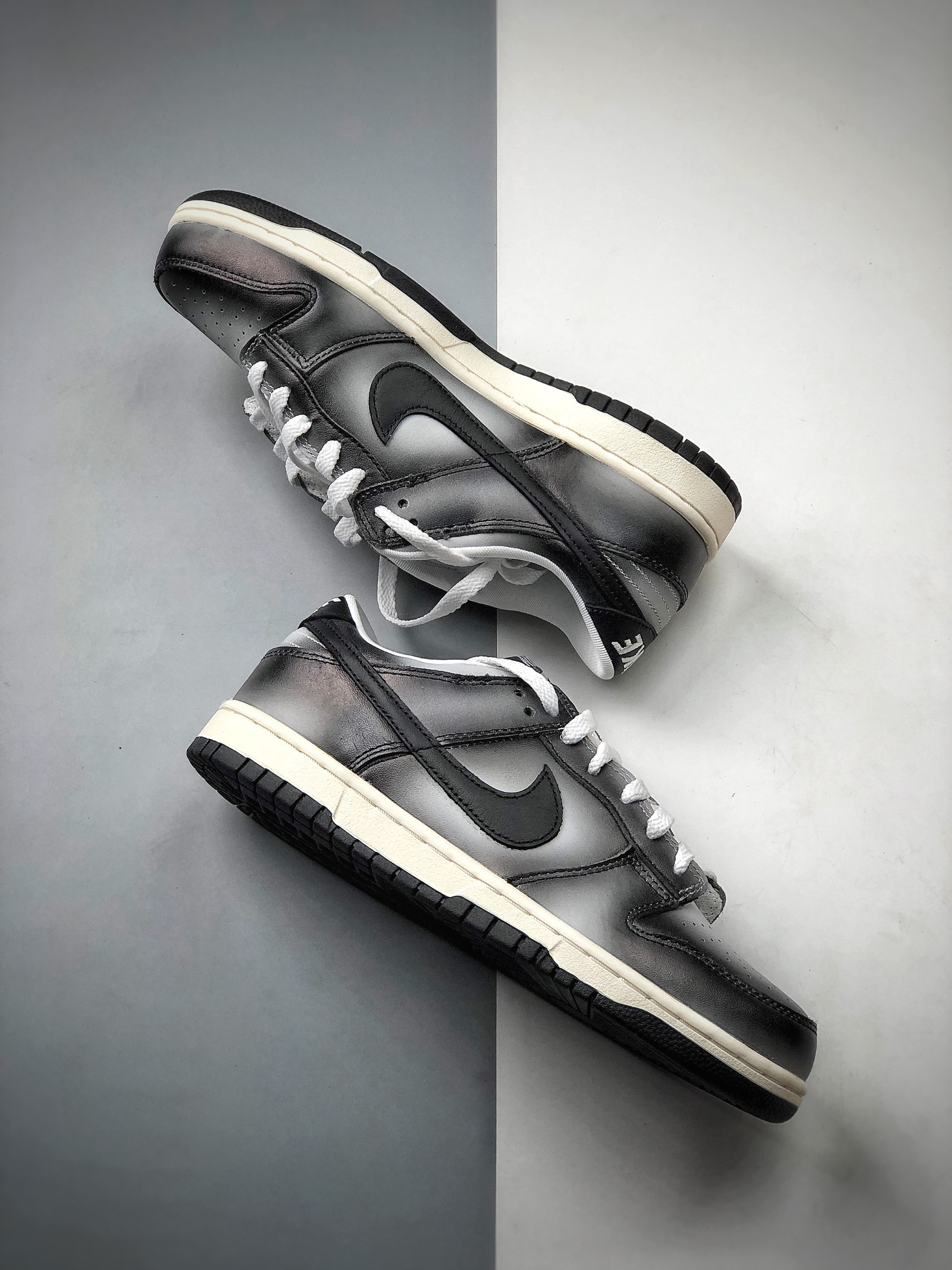 350  Nike Dunk LOW HAZE 黑灰 DUNK SB”全称是DUNK LOW(HI) PRO SB 306793-101