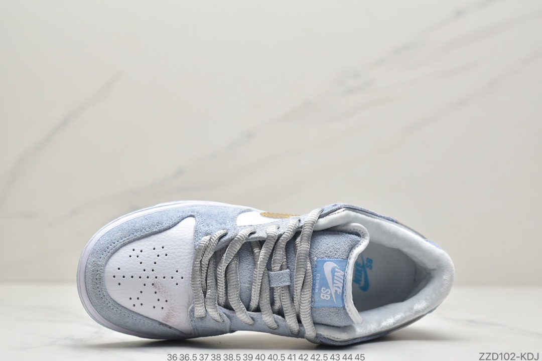 250 耐克Sean Cliver x Nike SB Dunk Low ”Holiday Special” 冰雪奇缘蓝色情人节 DC9936-100