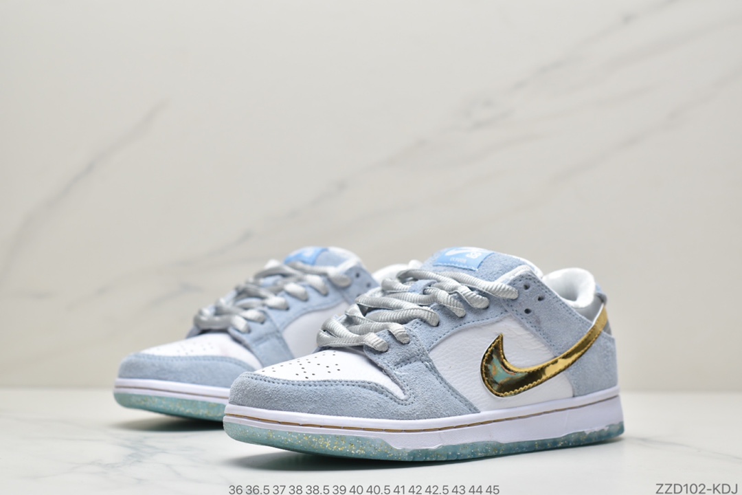 250 耐克Sean Cliver x Nike SB Dunk Low ”Holiday Special” 冰雪奇缘蓝色情人节 DC9936-100