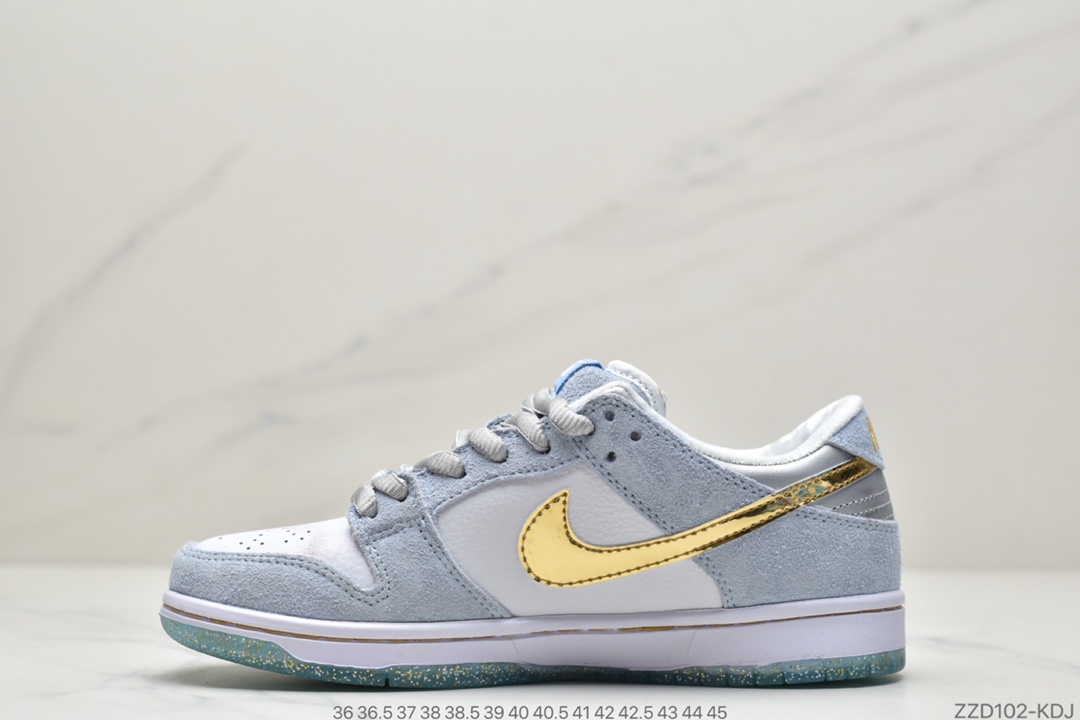250 耐克Sean Cliver x Nike SB Dunk Low ”Holiday Special” 冰雪奇缘蓝色情人节 DC9936-100