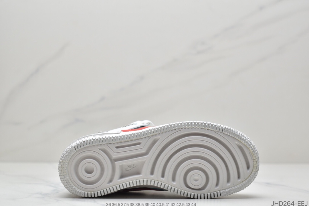 200 耐克Nike WMNS Air Force 1 Shadow 马卡龙空军一号轻量增高低帮百搭板鞋CI0919-100