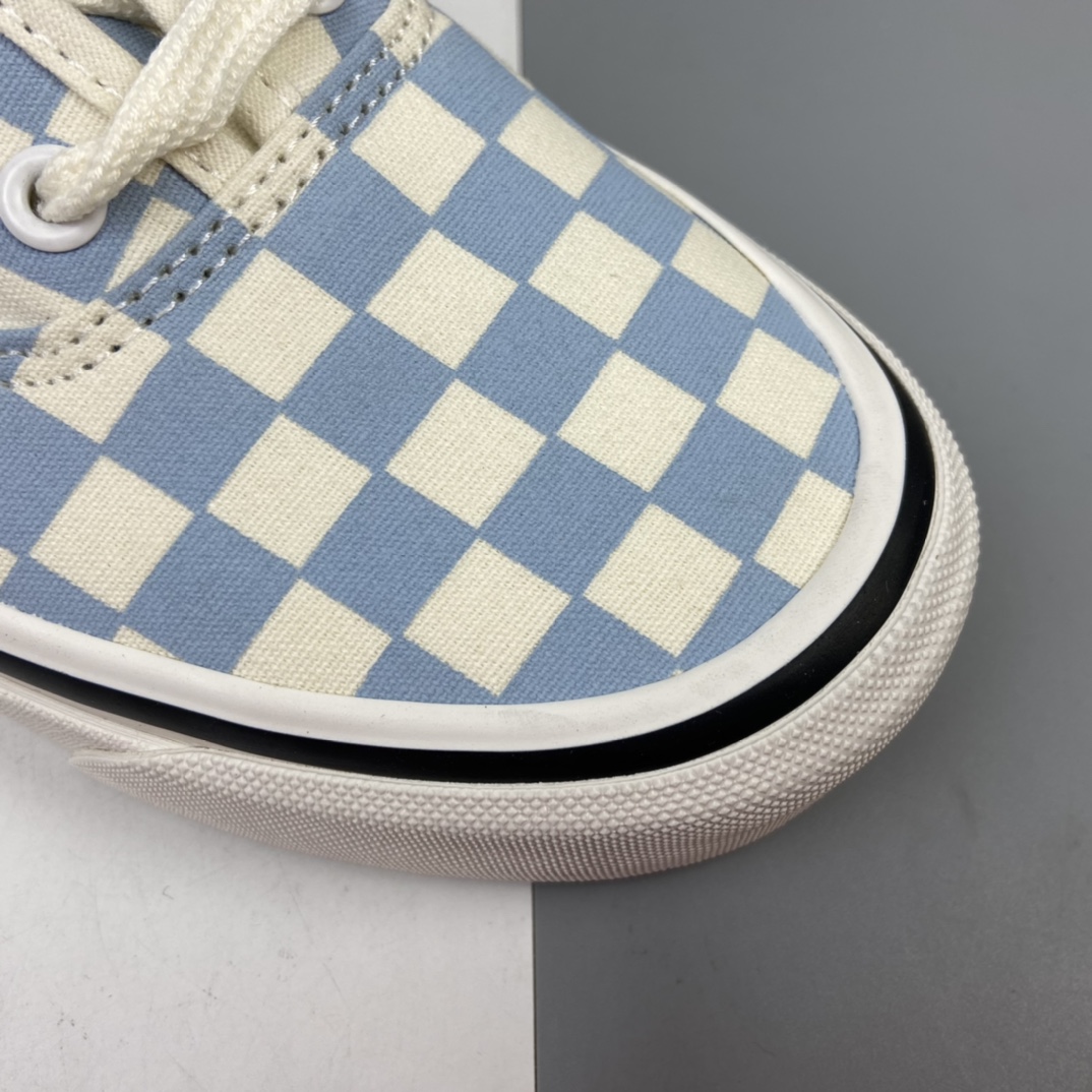 140 Vans Authentic 44 DX 安纳海姆 奶蓝白棋盘格子低帮帆布鞋 VN0A54F241J