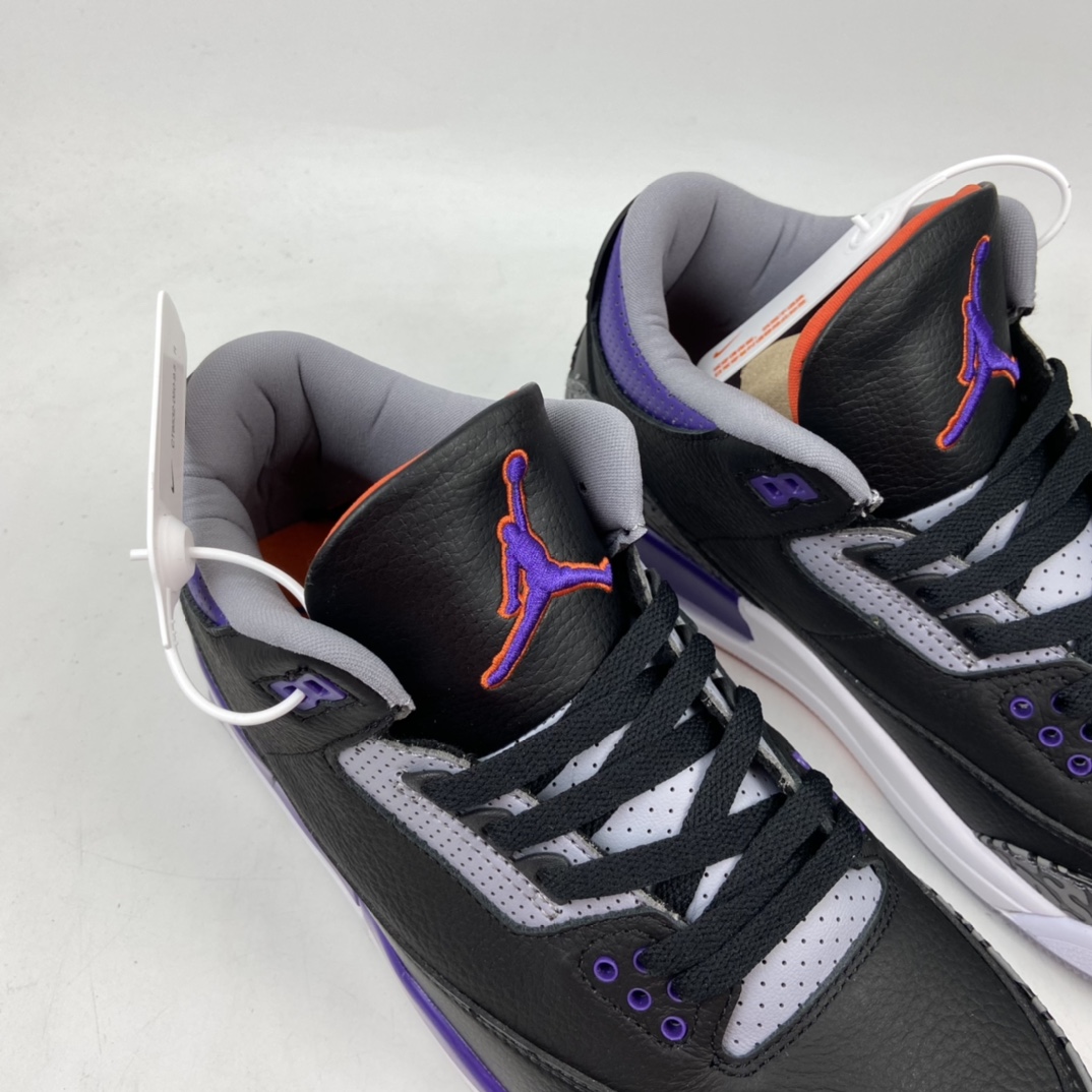 380 Air Jordan 3“Court Purple”AJ3 乔3爆裂黑紫 篮球鞋 CT8532-050