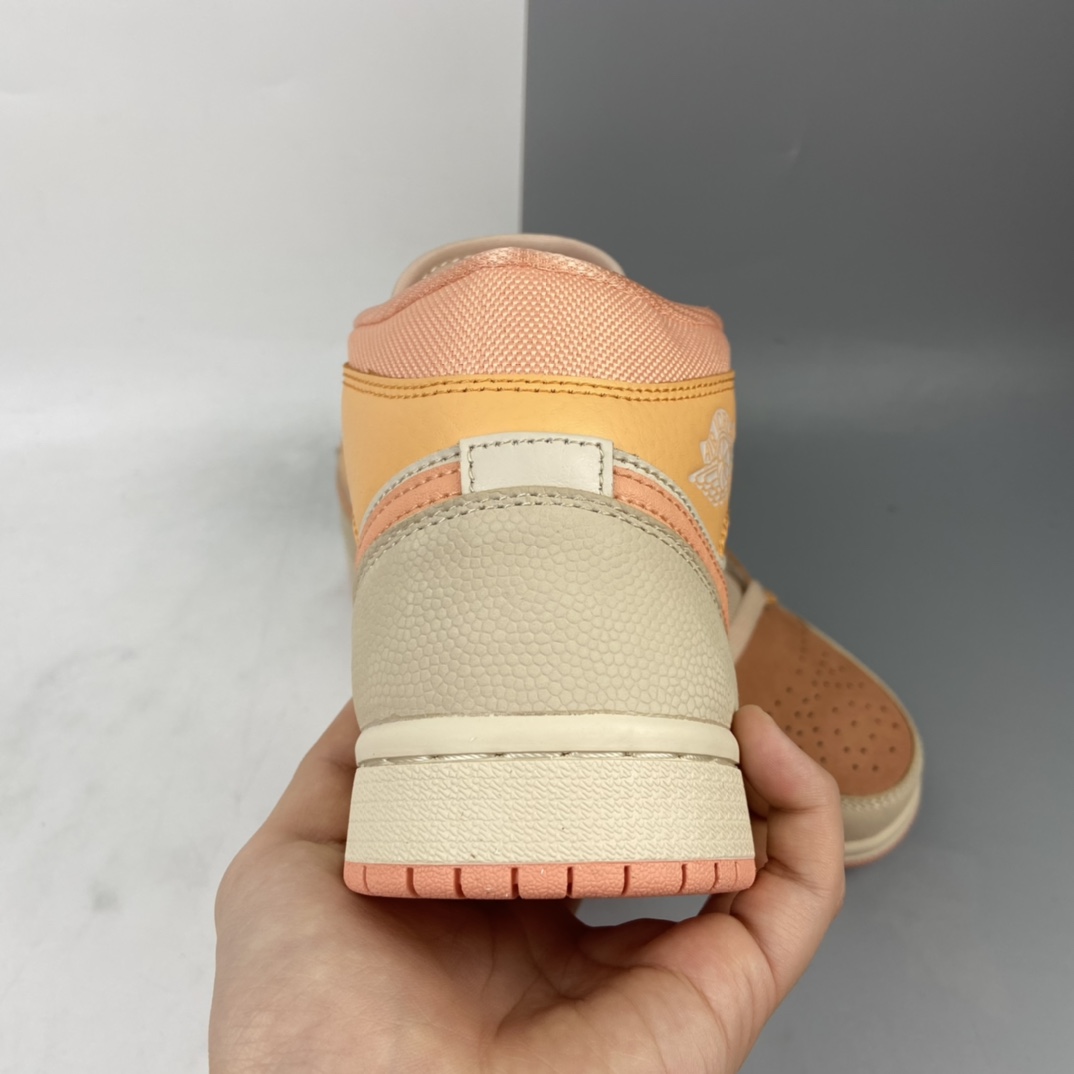 280 Air Jordan 1 Mid AJ1 乔1 中帮百搭休闲运动板鞋DB5454-001