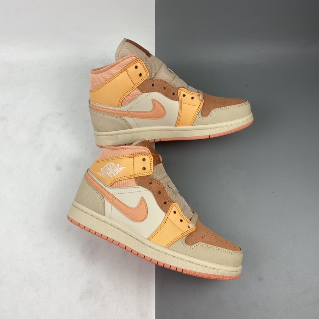 280 Air Jordan 1 Mid AJ1 乔1 中帮百搭休闲运动板鞋DB5454-001