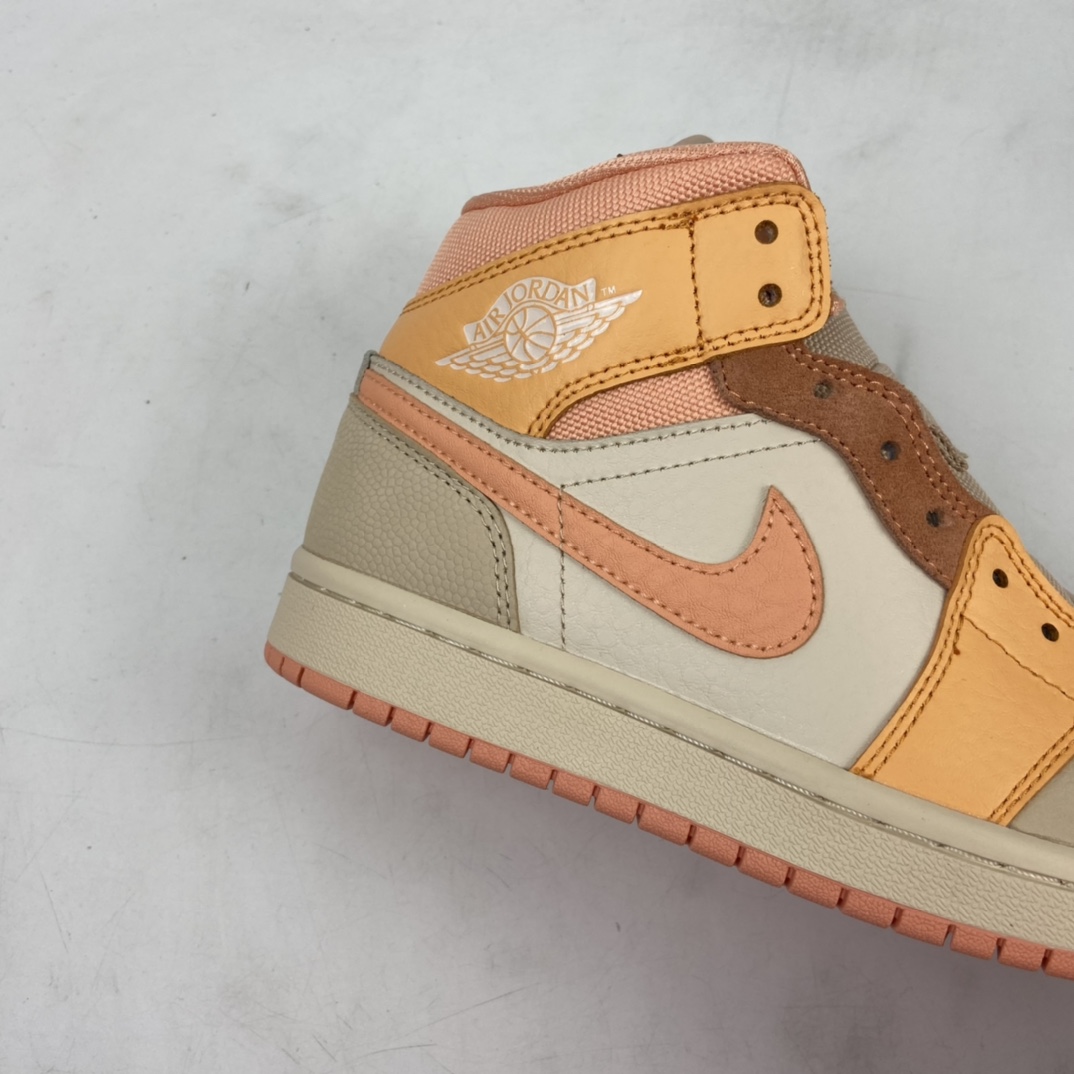 280 Air Jordan 1 Mid AJ1 乔1 中帮百搭休闲运动板鞋DB5454-001