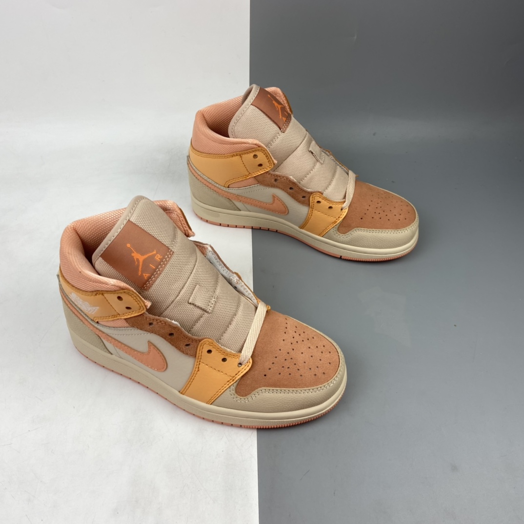 280 Air Jordan 1 Mid AJ1 乔1 中帮百搭休闲运动板鞋DB5454-001