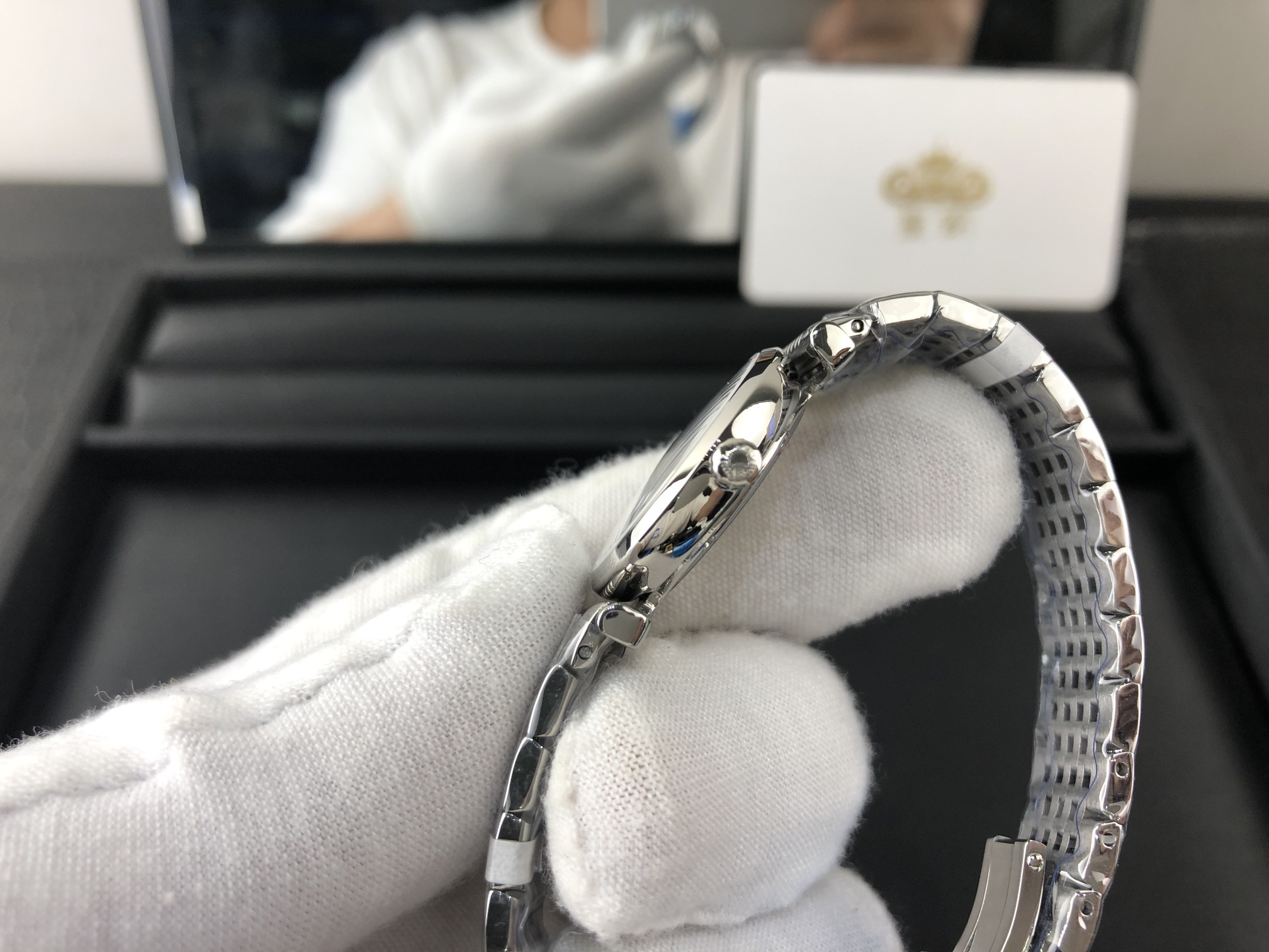 Longines 皇家 浪琴嘉岚系列全白色超薄女表