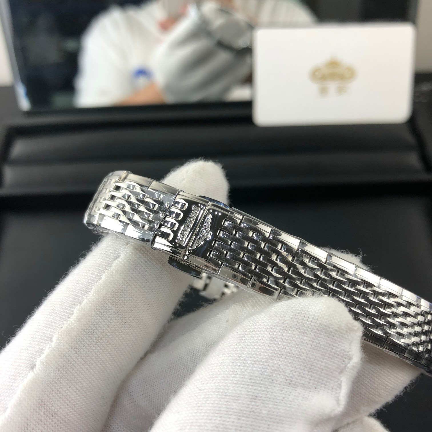 Longines 皇家 浪琴嘉岚系列全白色超薄女表