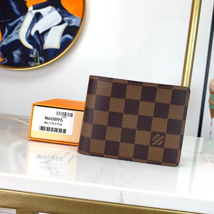 Louis Vuitton Wallet Damier Graphite Canvas Fashion N60895