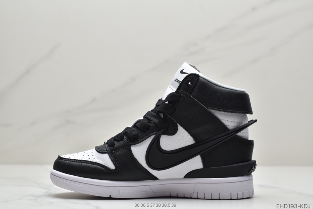 420 AMBUSH xNike SB Dunk High”Black White”扣篮系列高帮CU7544-001