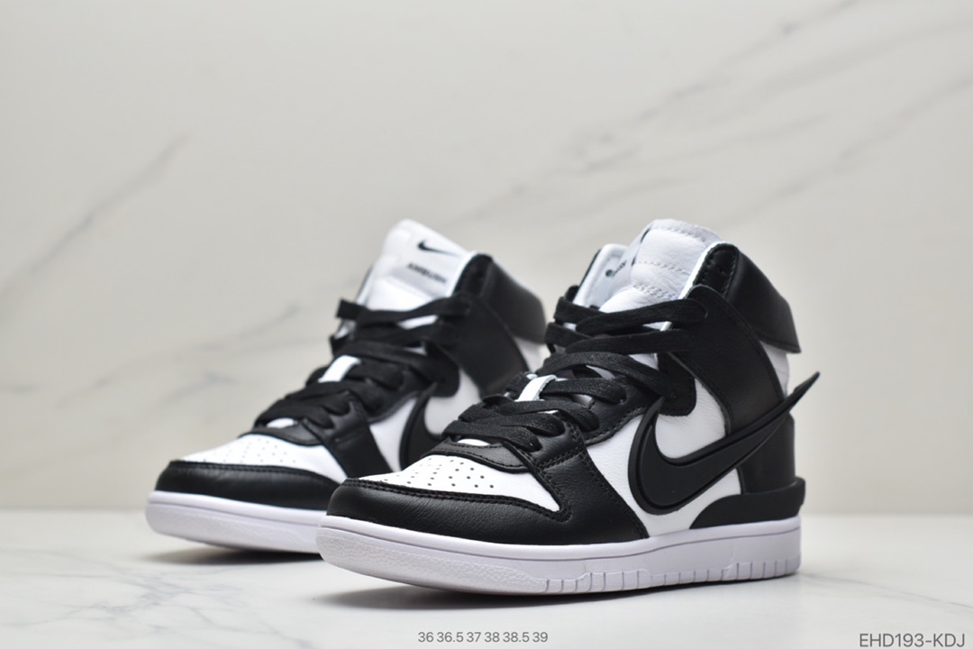 420 AMBUSH xNike SB Dunk High”Black White”扣篮系列高帮CU7544-001