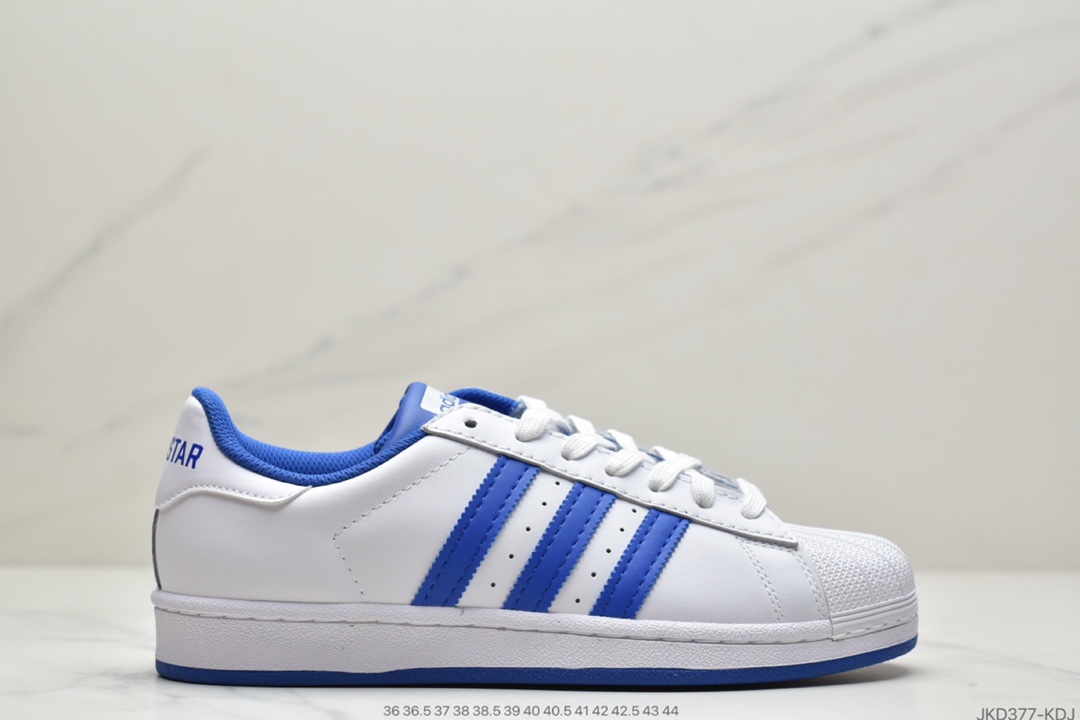 160 阿迪达斯adidas三叶草 Originals Superstar Logo 贝壳头经典百搭休闲运动板鞋D96974