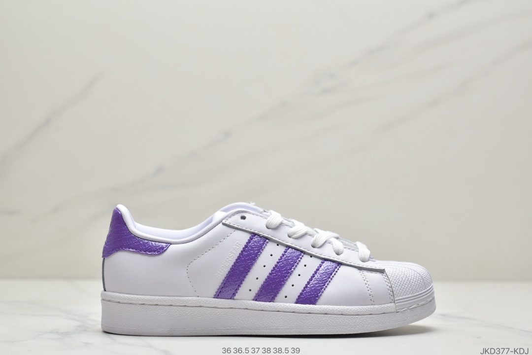 160 阿迪达斯adidas三叶草 Originals Superstar Logo 贝壳头经典百搭休闲运动板鞋D96974