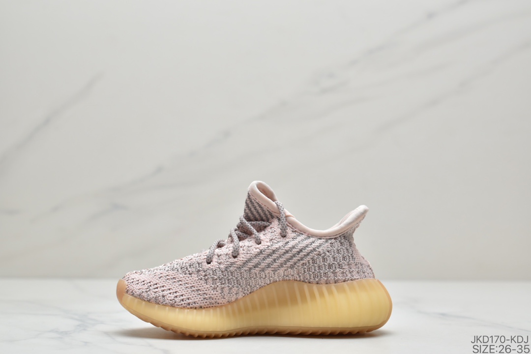 160 童鞋Adidas  阿迪达斯 Yeezy Boost 350V2  椰子爆米花童鞋运动跑鞋
