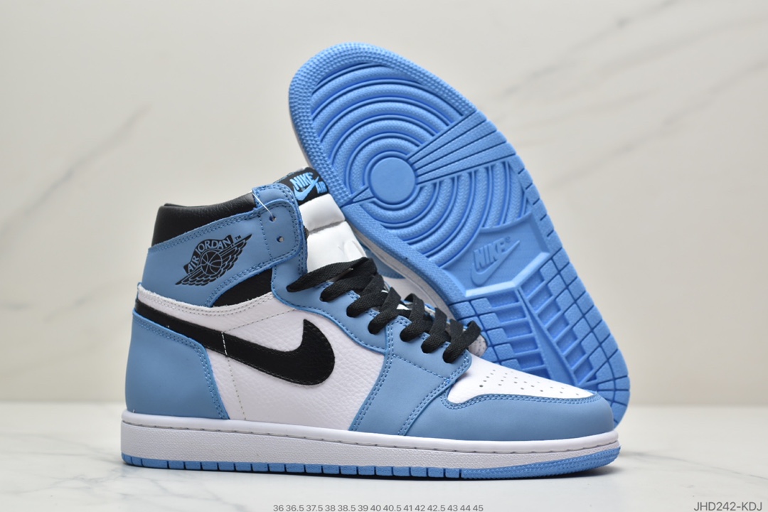 190 耐克/Nike Air Jordan 1 Retro High OG ”Hyper Royal”AJ1代经典复古经典高帮百搭文化篮球鞋“水洗蓝雾霾蓝” 555088-402