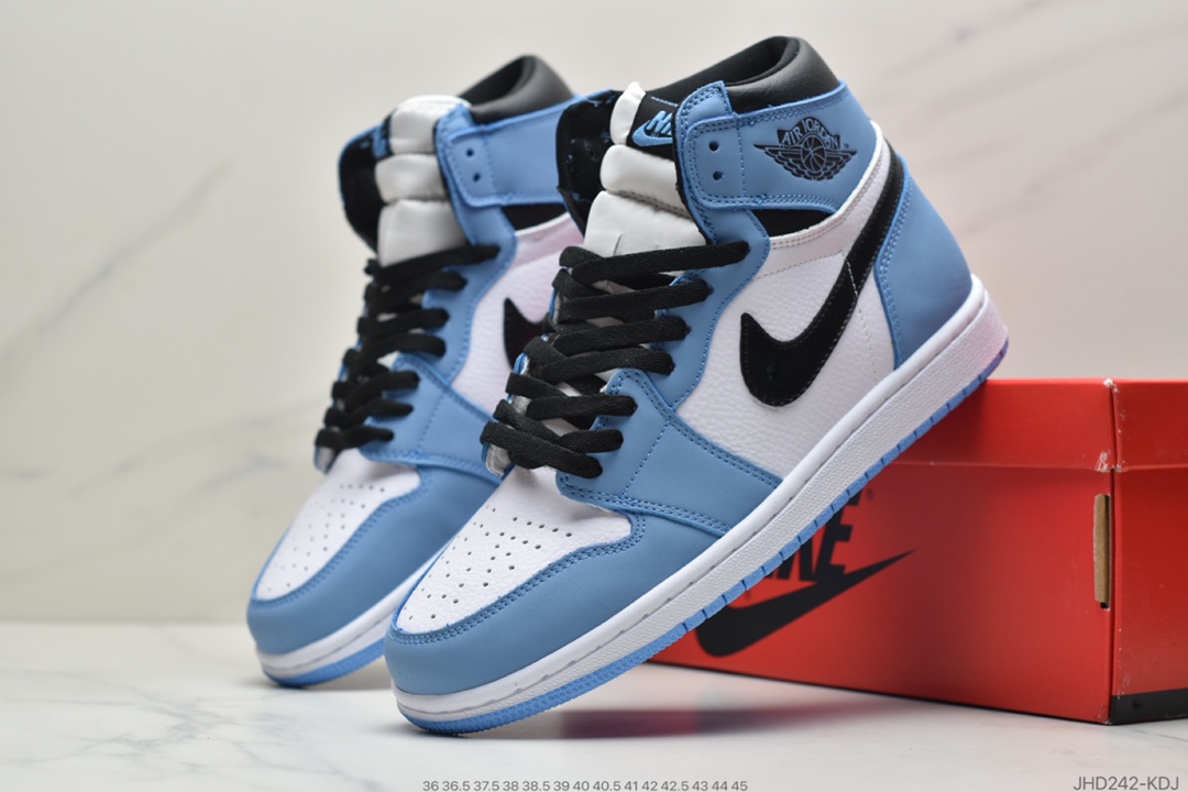 190 耐克/Nike Air Jordan 1 Retro High OG ”Hyper Royal”AJ1代经典复古经典高帮百搭文化篮球鞋“水洗蓝雾霾蓝” 555088-402