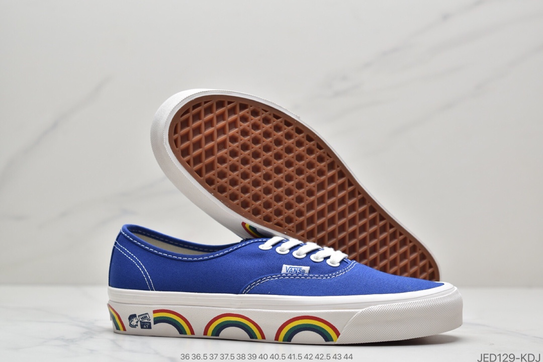 150  万斯Vans Authentic 44 DX 万斯 牛奶白麂皮 黑白 低帮硫化帆布鞋板鞋