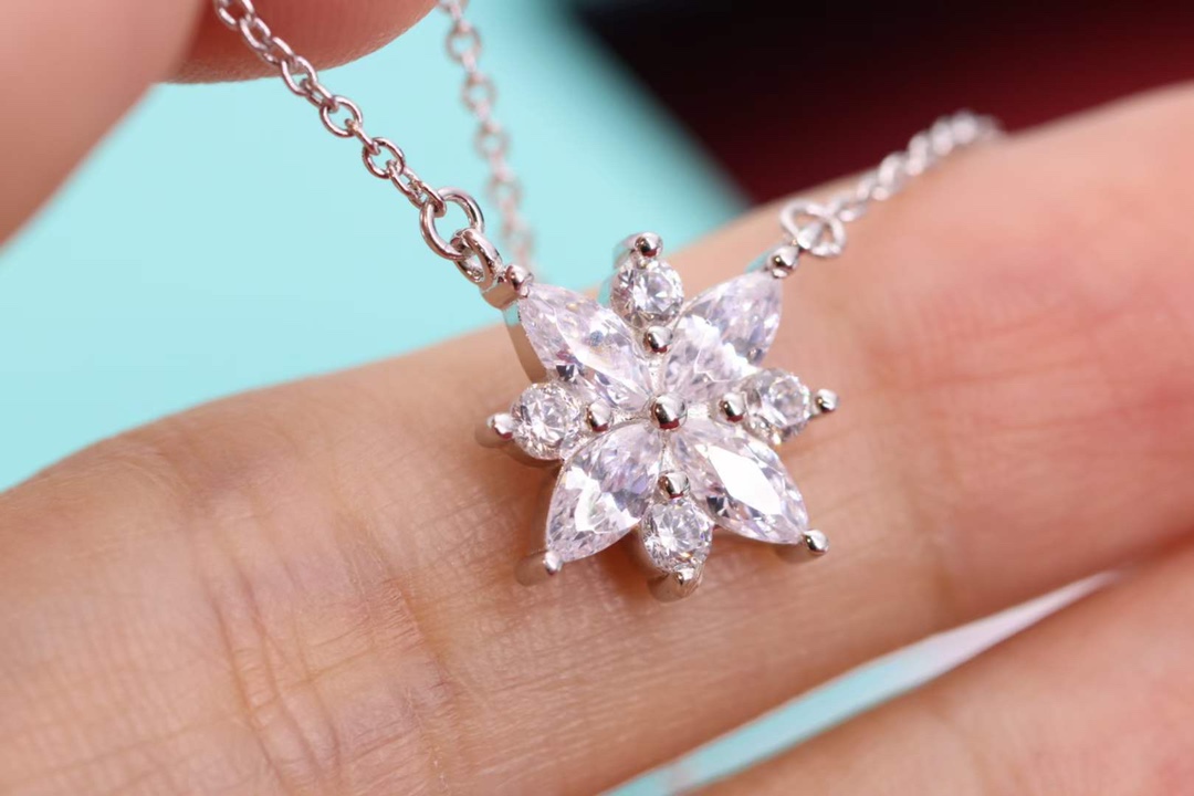 Tiffany & Co. Tiffany&Co. 四叶草花型锁骨项链 纯银